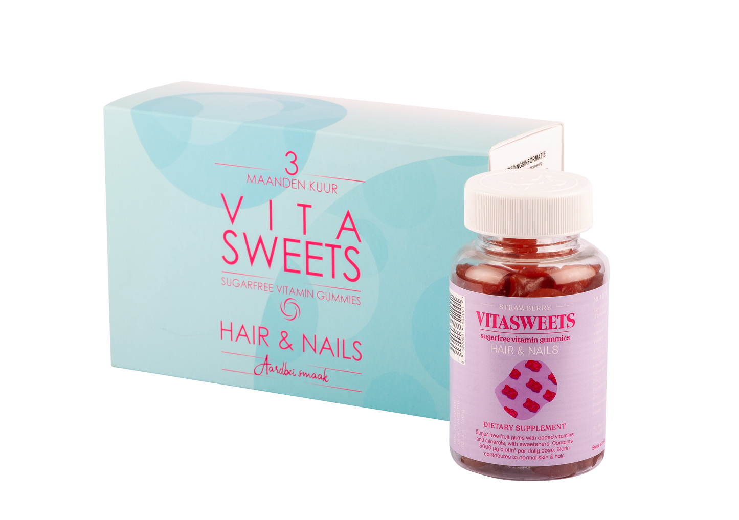 3 maand KUUR - Hair & Nails Aardbeismaak