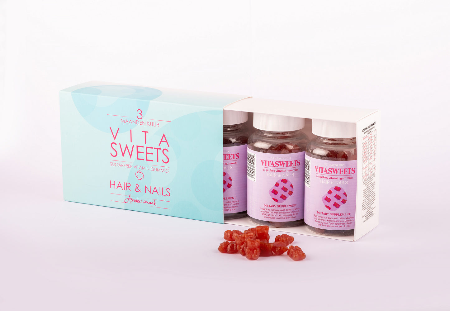 3 maand KUUR - Hair & Nails Aardbeismaak