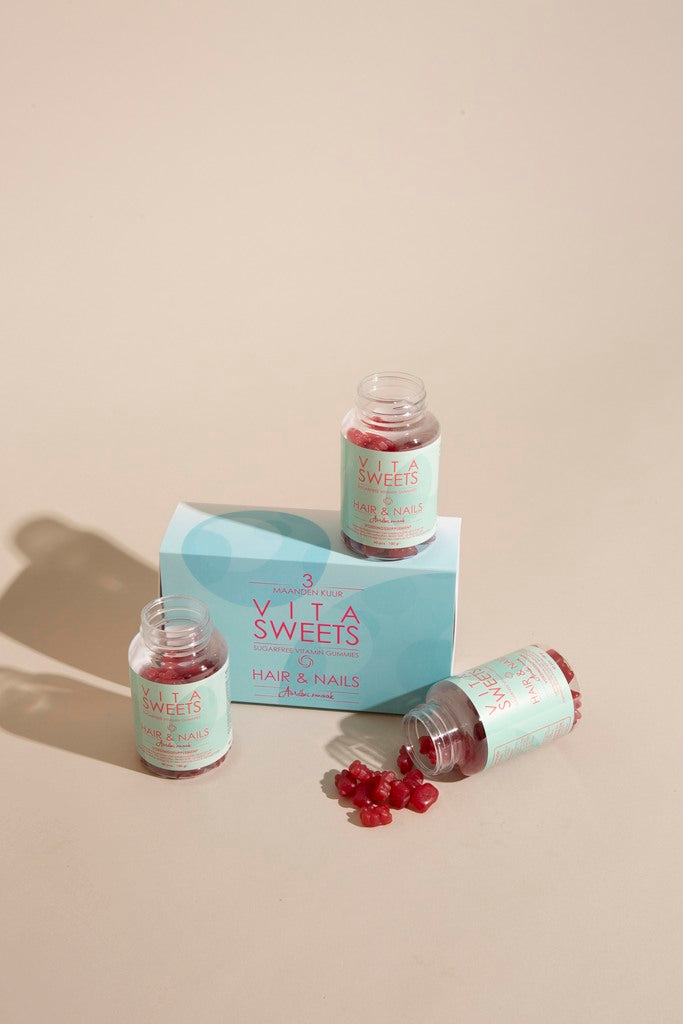 3 maand KUUR - Hair & Nails aardbei