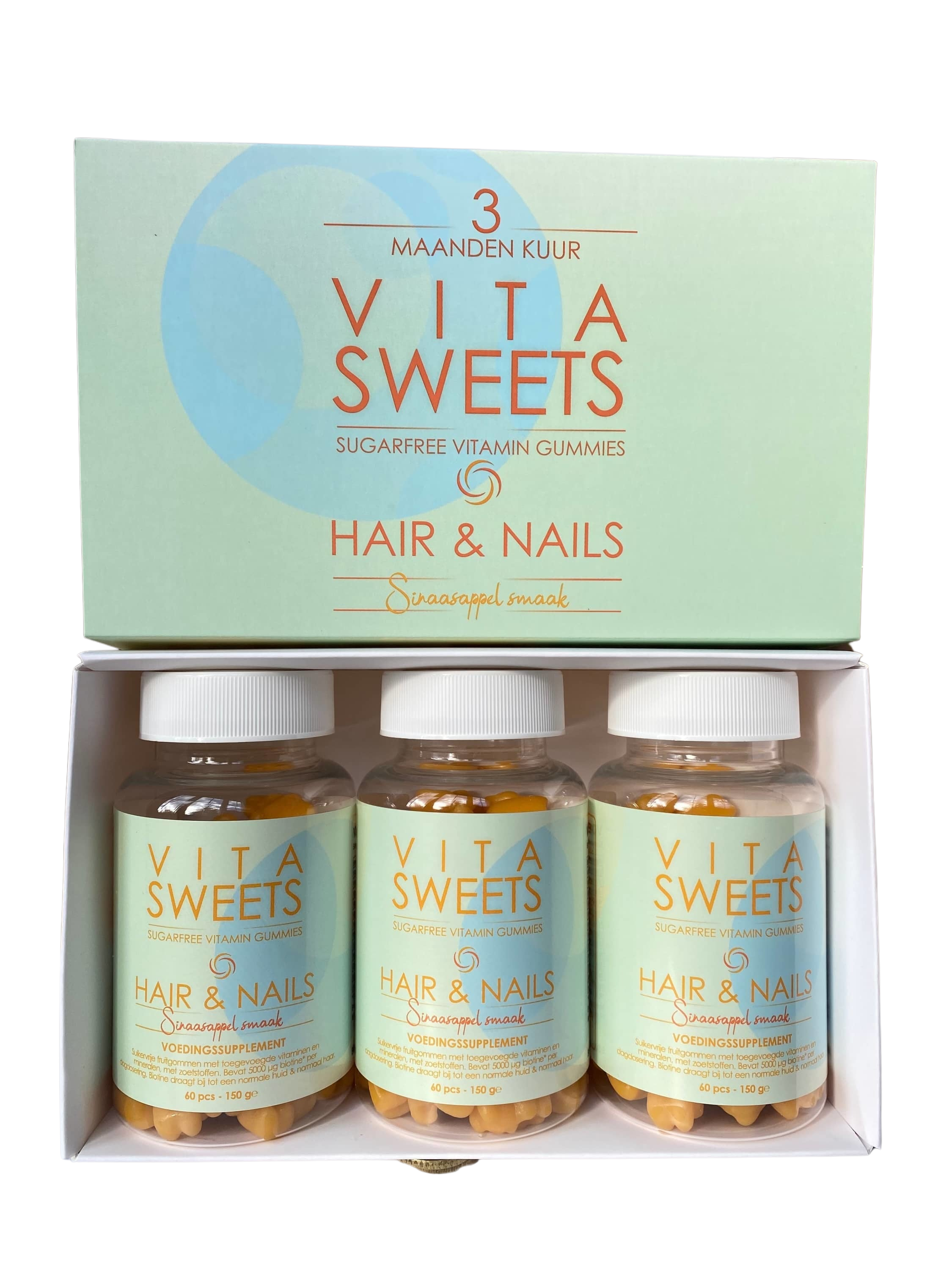 3 maand KUUR - Hair & Nails sinaasappel